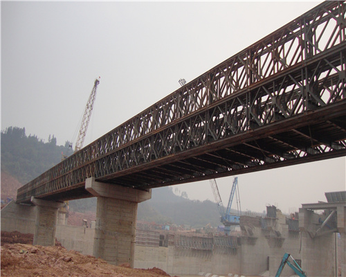 中国华能湘祁水电站39+39+39m(50T)钢桥案例