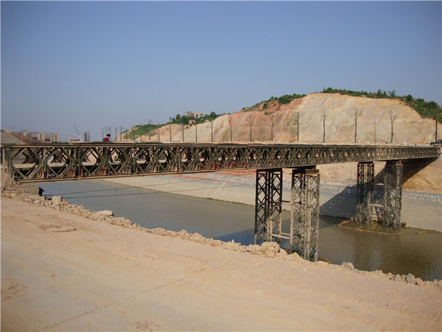 长沙市河西先导区钢桥及现浇支架平台